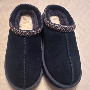 UGG Kids Navy Slippers